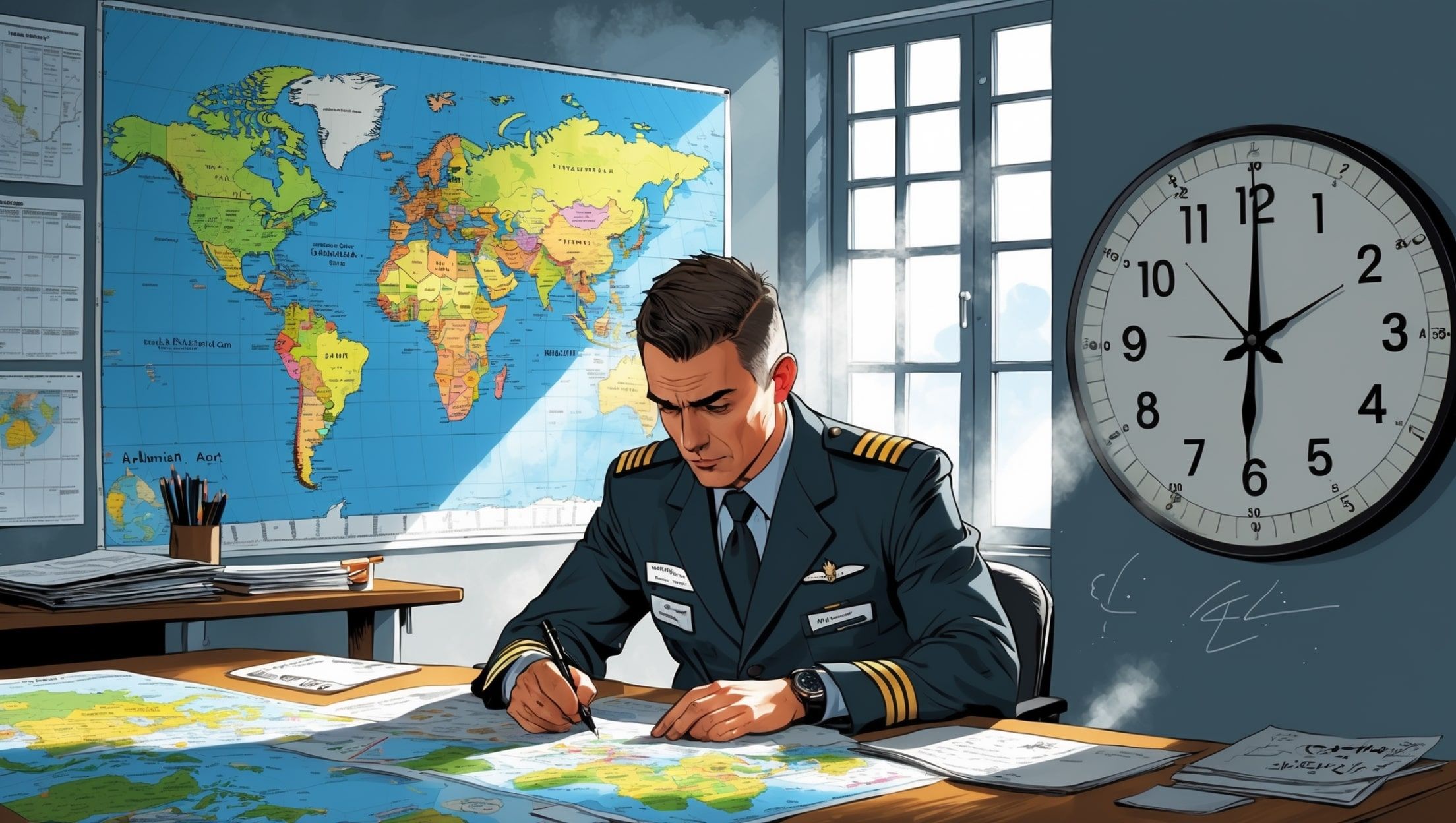 航空公司和飞行员如何在飞行计划中使用时区