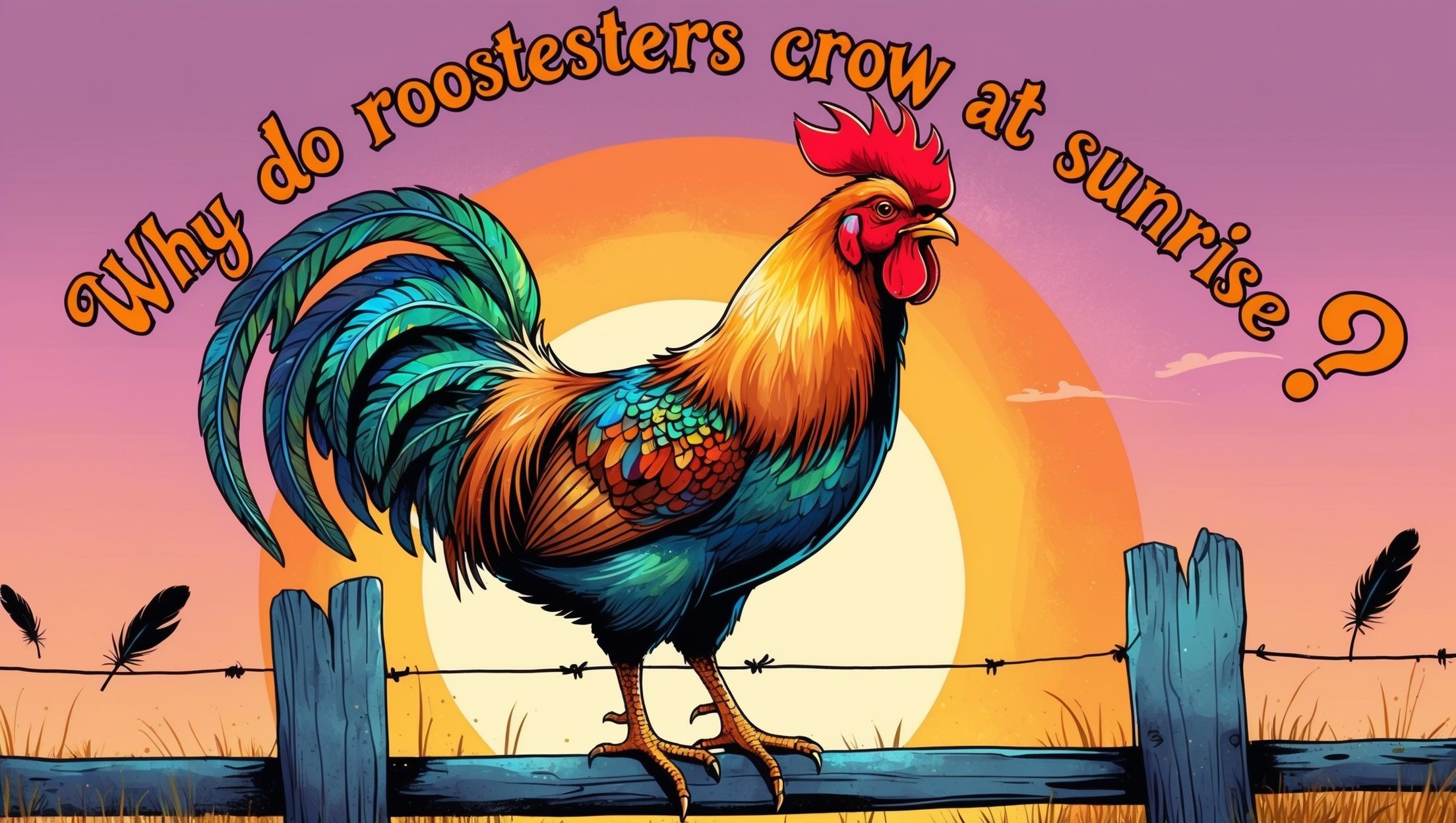 为什么公鸡在日出时打鸣？